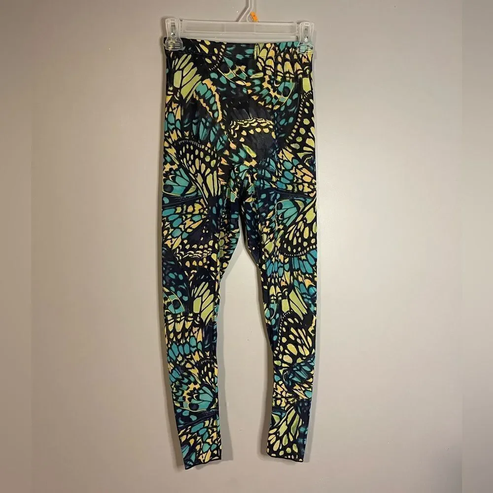 Yitty by Lizzo Mesh Me Smoothing High Waist Legging in Bright Ass Blue Buttafly